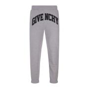 Logo Bomuld Sweatpants med Broderet Detalje