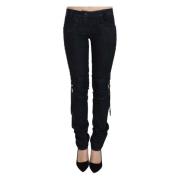 Elegant Low Waist Skinny Trousers