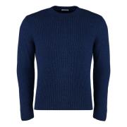 Ribstrikket kamel sweater