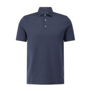 Jersey Poloshirt Klassisk Stil