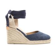 Lysblå Kile Espadrilles Sandaler