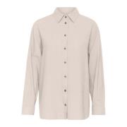 Oversized Skjorte Bluser Haze Melange