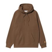 Bomuld Hooded Chase Sweatshirt med Lommer