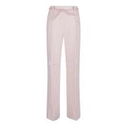 Linned Flare Bukser i Pink