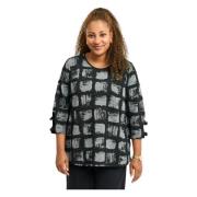 Grafisk Melly Bluse, Moderne Stil