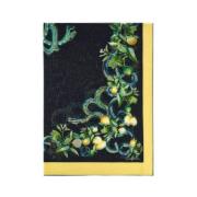 Citron Print Pareo Twill Stof Italien