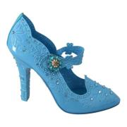 Krystal Askepot Pumps Bl Blue Multifarvet