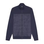 Mid Layers Interlock Hybird Panelled Bomber