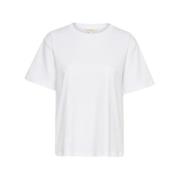 Hvid Bomuld T-Shirt, Regular Fit