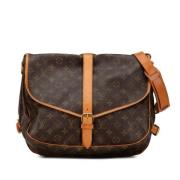 Pre-owned Canvas louis-vuitton-tasker