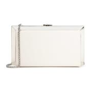 Dame off-white clutch taske