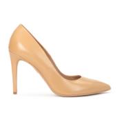 Damer lysebrune pumps