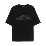 Sort Icon Motif Crew Neck T-shirt