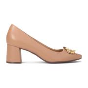 Damer lysebrune pumps