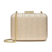 Damer's gylden clutch taske