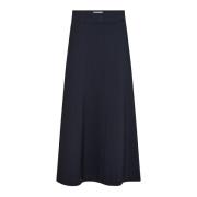 Elegant Dark Navy Nederdel Naginapw Stil