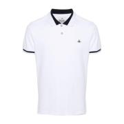 Stribet poloshirt med Orb-logo