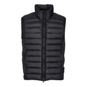 Sort Nylon Puffer Vest