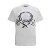 Monogram Broderet Bomuld T-Shirt