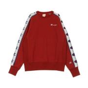 Mørkerød Crewneck Sweatshirt til Mænd