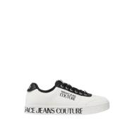 Hvide Lave Sneakers med Logo Motif