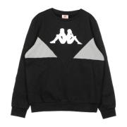 Herre Crewneck Sweatshirt i Sort/Grå/Hvid