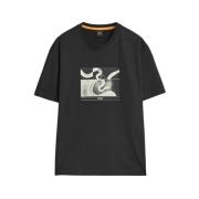 Bomuld Crew Neck T-shirt Sort