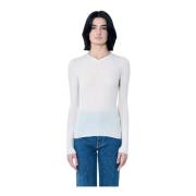 Merino V-Neck Strik Top