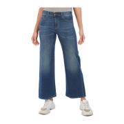 Wide Leg Denim Jeans