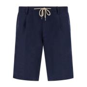 Bermudashorts i linned