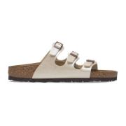 Elegant Perlehvid Sandal