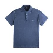 Blå Jersey Polo Shirts og Polos