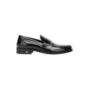 Metallic Penny Loafers med Shinny Effekt