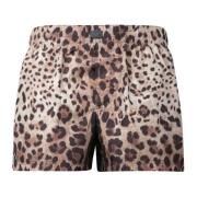 Leopard Print Swim Shorts