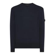 Blå Crewneck Sweater CALIPER 01