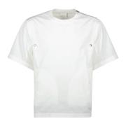 Hvid Jersey T-shirt Forår-Sommer 2025