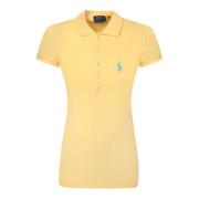 Gul Slim Fit Polo Skjorte