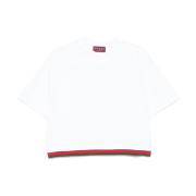 Hvide T-shirts og Polos med Web-stripe