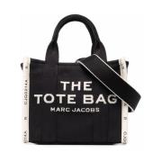 Sort Tote taske med hvidt logo