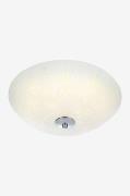 FLEUR Plafond LED Hvid/krom, 35 cm