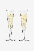 Goldnacht Champagneglas 2-p 2024