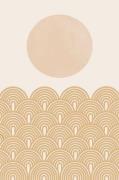 Pelcasa - Plakat Retro Summer - Beige - Posters - - Homeroom