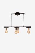 By Rydéns - Loftlampe Zeona 4-lite - Sort - Loftpendler - - Homeroom