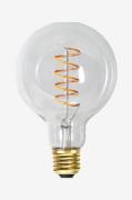 LED-pære E27 G95 Decoled Spiral Clear 3-step memory