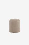 Venture Home - Puf Limpen - Beige - Fodskamler & puffer - - Homeroom