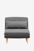 Hanah Home - Sovesofa 1-pers. Folde Single - Grå - Sovesofaer - - Home...