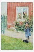 Svanefors - Viskestykke Carl Larsson - Grøn - Viskestykker - - Homeroo...