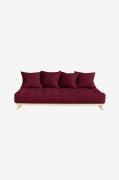 Karup Design - Sofa Senza Natur bund - Rød - Sovesofaer - - Homeroom