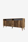 Hanah Home - Aflastningsbord Milan 180 cm - Brun - Skænke & sideboards...