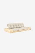 Karup Design - Base Sovesofa m. 2 sidebokse Tre-personers - Hvid - Sov...